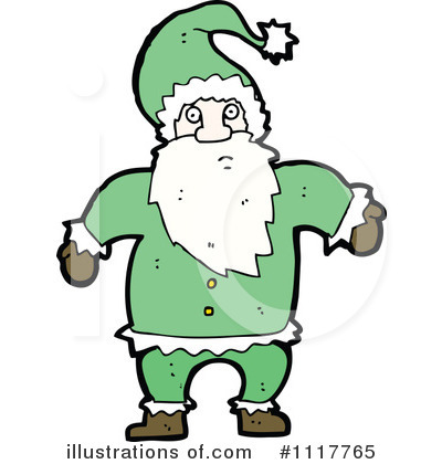 Santa Claus Clipart #1117765 by lineartestpilot