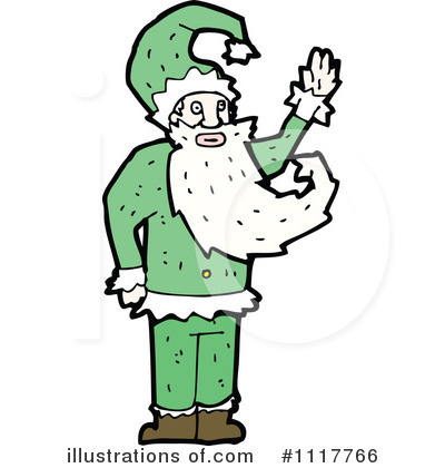 Santa Claus Clipart #1117766 by lineartestpilot