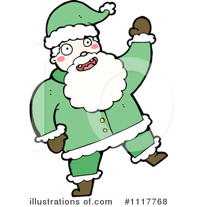 Santa Claus Clipart #1117768 by lineartestpilot