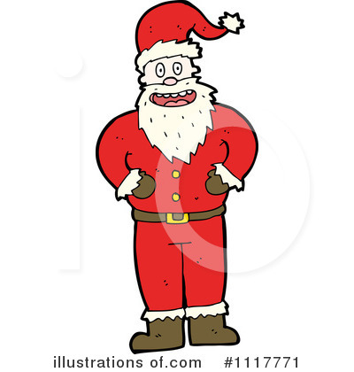 Santa Claus Clipart #1117771 by lineartestpilot