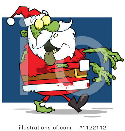 Royalty-Free (RF) Santa Clipart Illustration by Hit Toon - Stock Sample #1122112