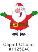 Santa Clipart #1125240 by Hit Toon