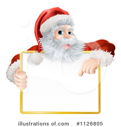 Royalty-Free (RF) Santa Clipart Illustration by AtStockIllustration - Stock Sample #1126805