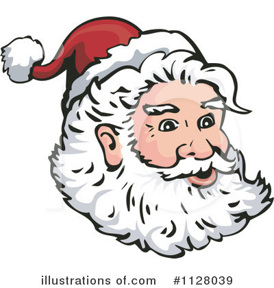 Royalty-Free (RF) Santa Clipart Illustration by patrimonio - Stock Sample #1128039