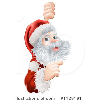 Royalty-Free (RF) Santa Clipart Illustration by AtStockIllustration - Stock Sample #1129191