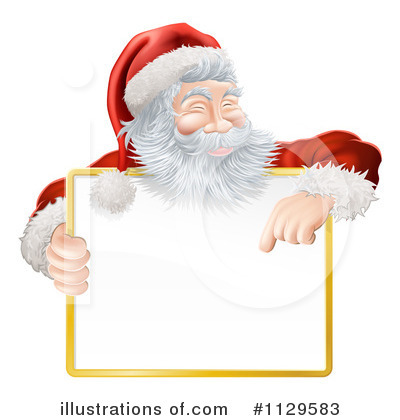 Royalty-Free (RF) Santa Clipart Illustration by AtStockIllustration - Stock Sample #1129583