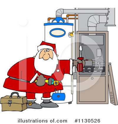 Royalty-Free (RF) Santa Clipart Illustration by djart - Stock Sample #1130526