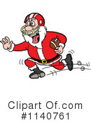 Santa Clipart #1140761 by LaffToon