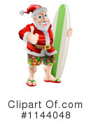 Santa Clipart #1144048 by AtStockIllustration