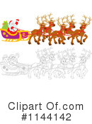 Santa Clipart #1144142 by Alex Bannykh