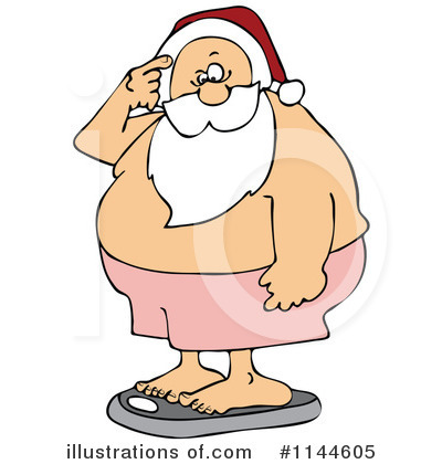 Royalty-Free (RF) Santa Clipart Illustration by djart - Stock Sample #1144605