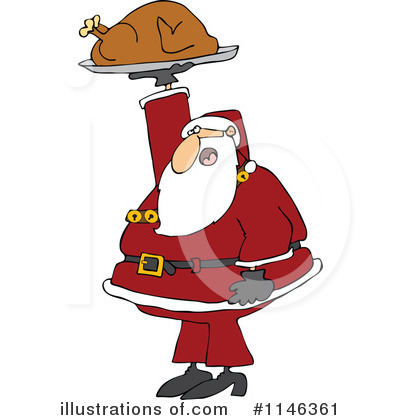 Royalty-Free (RF) Santa Clipart Illustration by djart - Stock Sample #1146361