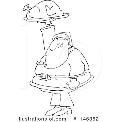 Royalty-Free (RF) Santa Clipart Illustration by djart - Stock Sample #1146362
