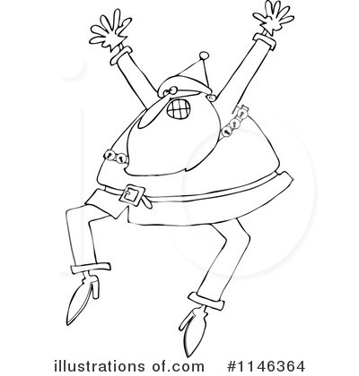 Royalty-Free (RF) Santa Clipart Illustration by djart - Stock Sample #1146364