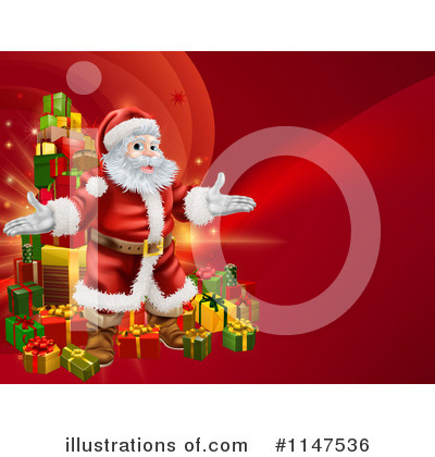Royalty-Free (RF) Santa Clipart Illustration by AtStockIllustration - Stock Sample #1147536