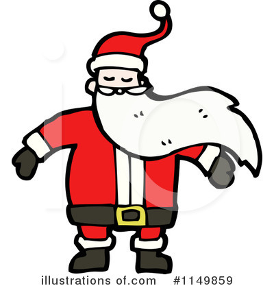 Royalty-Free (RF) Santa Clipart Illustration by lineartestpilot - Stock Sample #1149859
