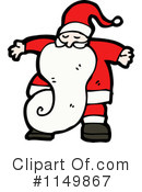 Santa Clipart #1149867 by lineartestpilot