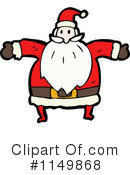 Santa Clipart #1149868 by lineartestpilot