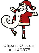 Santa Clipart #1149875 by lineartestpilot