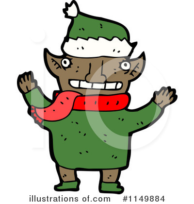 Royalty-Free (RF) Santa Clipart Illustration by lineartestpilot - Stock Sample #1149884