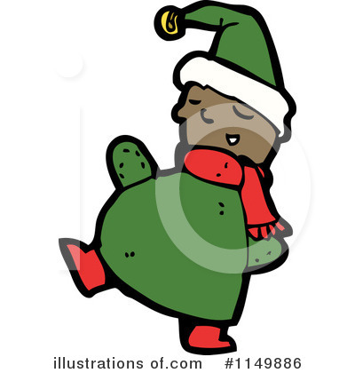 Royalty-Free (RF) Santa Clipart Illustration by lineartestpilot - Stock Sample #1149886