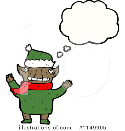 Christmas Elf Clipart #1149905 by lineartestpilot