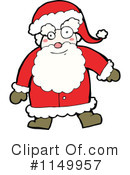 Santa Clipart #1149957 by lineartestpilot