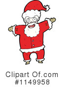 Santa Clipart #1149958 by lineartestpilot