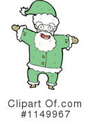 Santa Clipart #1149967 by lineartestpilot
