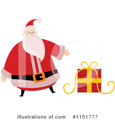 Santa Claus Clipart #1151777 by lineartestpilot
