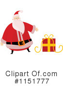 Santa Clipart #1151777 by lineartestpilot