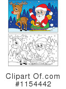 Santa Clipart #1154442 by visekart
