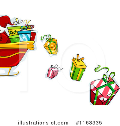 Santas Sleigh Clipart #1163335 by BNP Design Studio