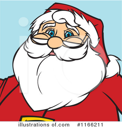 Royalty-Free (RF) Santa Clipart Illustration by Cartoon Solutions - Stock Sample #1166211