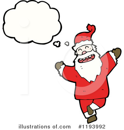Royalty-Free (RF) Santa Clipart Illustration by lineartestpilot - Stock Sample #1193992