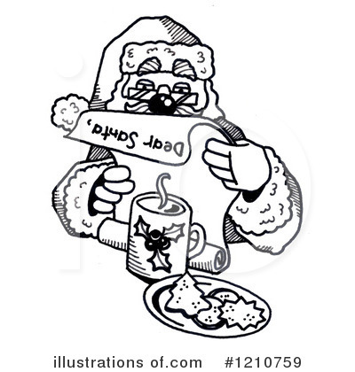 Royalty-Free (RF) Santa Clipart Illustration by LoopyLand - Stock Sample #1210759