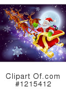 Santa Clipart #1215412 by AtStockIllustration