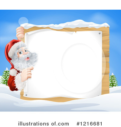 Royalty-Free (RF) Santa Clipart Illustration by AtStockIllustration - Stock Sample #1216681