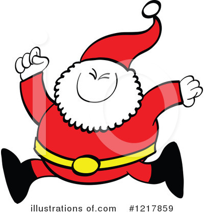 Royalty-Free (RF) Santa Clipart Illustration by Zooco - Stock Sample #1217859