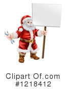 Santa Clipart #1218412 by AtStockIllustration