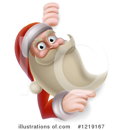 Royalty-Free (RF) Santa Clipart Illustration by AtStockIllustration - Stock Sample #1219167
