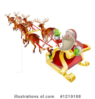 Royalty-Free (RF) Santa Clipart Illustration by AtStockIllustration - Stock Sample #1219168