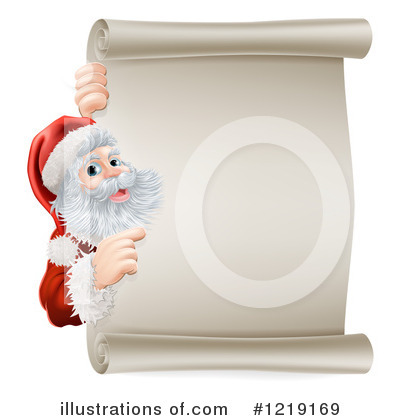Royalty-Free (RF) Santa Clipart Illustration by AtStockIllustration - Stock Sample #1219169