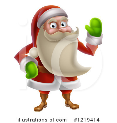 Royalty-Free (RF) Santa Clipart Illustration by AtStockIllustration - Stock Sample #1219414