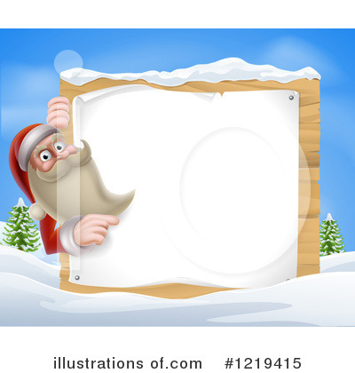 Royalty-Free (RF) Santa Clipart Illustration by AtStockIllustration - Stock Sample #1219415