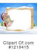 Santa Clipart #1219415 by AtStockIllustration
