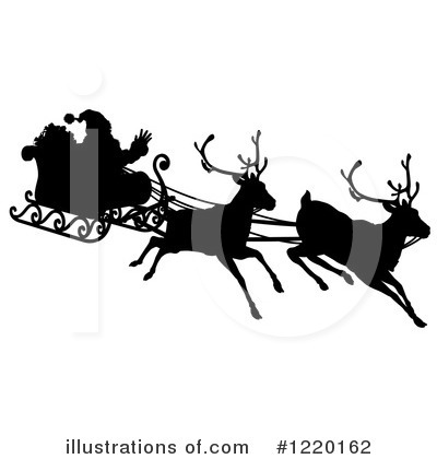 Royalty-Free (RF) Santa Clipart Illustration by AtStockIllustration - Stock Sample #1220162
