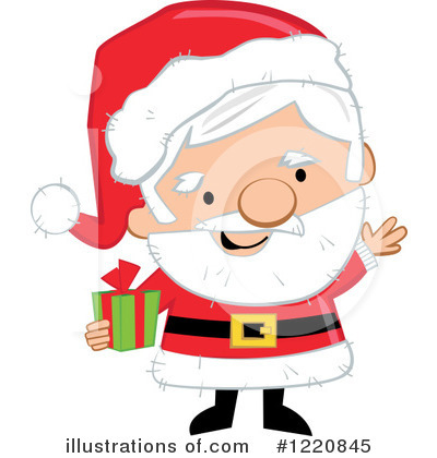 Royalty-Free (RF) Santa Clipart Illustration by peachidesigns - Stock Sample #1220845