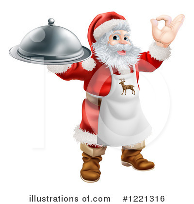 Royalty-Free (RF) Santa Clipart Illustration by AtStockIllustration - Stock Sample #1221316