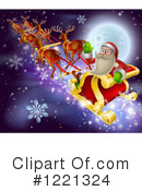Santa Clipart #1221324 by AtStockIllustration